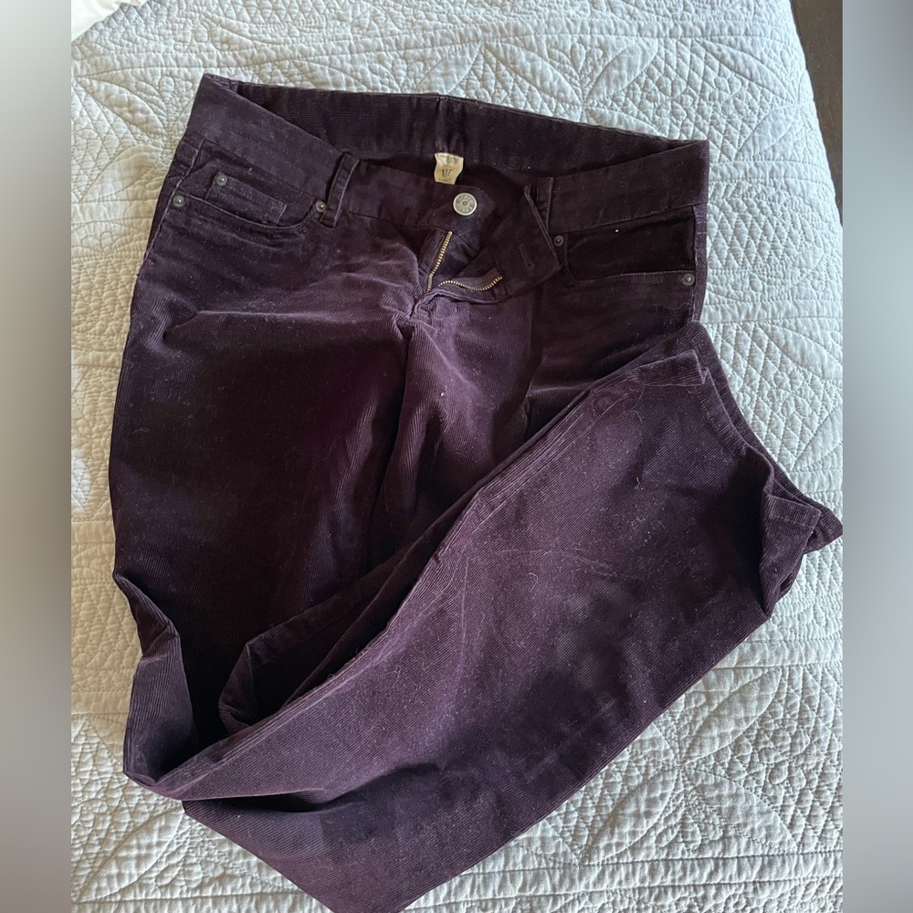 JCrew 10 tall straight leg cords